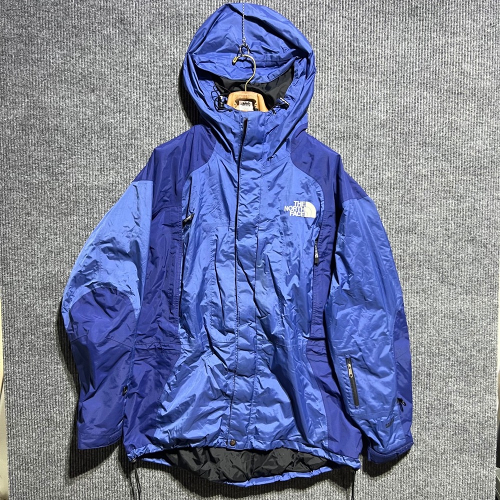 Vintage The North Face Gore Tex Jacket Mens XL Blue Mountain Light Parka Shell
